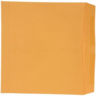 School Smart No Clasp Envelopes with Gummed Flap, 9 x 12 Inches, Kraft Brown, Pack of 250 Image 1