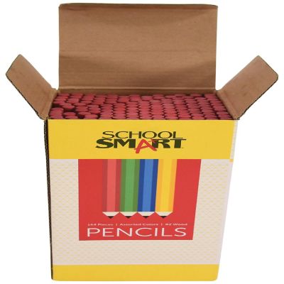 School Smart Traditional No 2 Pencils, Assorted Colors, Pack of 144 Image 3
