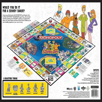 Scooby-Doo! Monopoly Board Game  For 2-6 Players Image 3