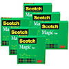 Scotch Magic Tape Refill Rolls, 3/4" x 1296" Per Roll, 6 Rolls Image 1