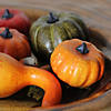 Set of 10 Autumn Harvest Artificial Pumpkin, Gourd, Acorn and Leaf Decoration Set Image 3