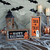 Set of 2 Happy Halloween Wooden Shadow Box Plaques Image 1