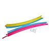 Set of 4 Pink  Yellow and Blue Underwater Slalom Hoops for Swimming Pools 30" Image 2