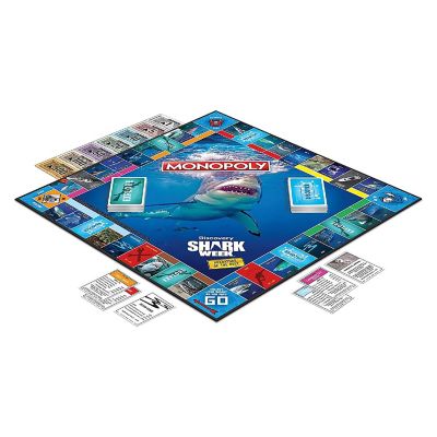 Shark Week Monopoly Board Game Image 1