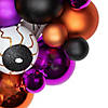 Shatterproof Ball Ornament Halloween Wreath - 13-Inch  Unlit Image 2