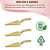Shiny Gold Disposable Plastic Cake Cutter/Lifter (50 Cake Cutters) Image 2