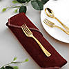 Shiny Metallic Gold Mini Plastic Disposable Tasting Forks (240 Forks) Image 4