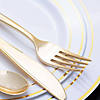 Shiny Metallic Gold Plastic Forks (168 Forks) Image 4