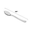 Shiny Metallic Silver Plastic Spoons (600 Spoons) Image 2