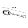 Shiny Silver Glamour Cutlery Disposable Plastic Spoons (288 Spoons) Image 2