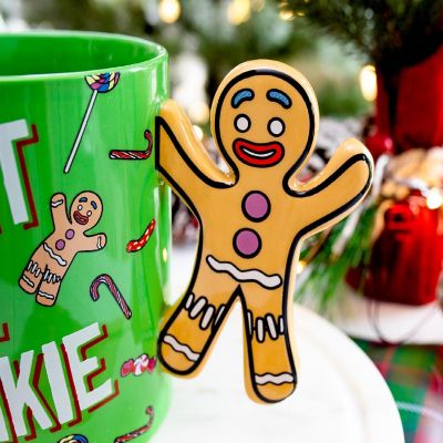 Shrek Gingerbread Man "Avast Ye Cookie" Ceramic Mug With Sculpted Handle Image 3