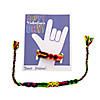Sign Language Bracelet Valentine Exchanges with Card for 12 Image 2