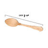 Silhouette Birch Wood Eco Friendly Disposable Dinner Spoons (175 Spoons) Image 2