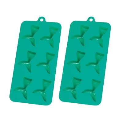 Silicone Mermaid Tail Ice Tray Image 1