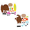 Silly Coconut Magnet Foam Craft Kit - Makes 12 Image 1