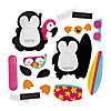 Silly Summer Penguin Magnet Foam Craft Kit - Makes 12 Image 1