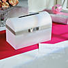 Silver Bow Wedding Card Box Image 1