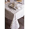 Silver Christmas Collage Tablecloth 60X84 Image 2