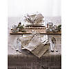 Silver Christmas Collage Tablecloth 60X84 Image 4