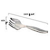 Silver Disposable Plastic Serving Forks (85 Forks) Image 2