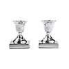 Silver Taper Candle Stands - 2 Pc. Image 1