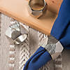 Silver Triangle Band Napkin Ring (Set Of 6) Image 4