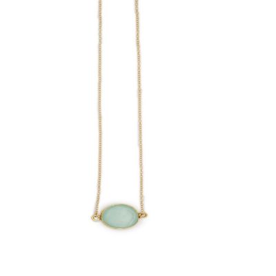 Simple Necklace Chalcedony Image 1