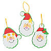 Simple Santa Christmas Ornament Craft Kit - Makes 12 Image 1