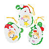 Simple Santa Christmas Ornament Craft Kit - Makes 12 Image 1