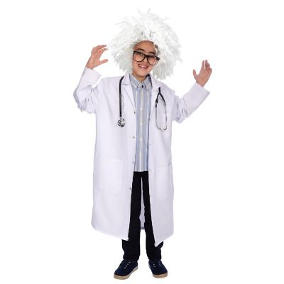 Skeleteen Mad Scientist Costume Wig - Crazy White Wigs for Costumes - 1 Piece Image 3