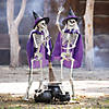 Skeleton Witches with Cauldrons Halloween Decorating Kit - 6 Pc. Image 1
