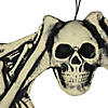 Skull Head and Bones Halloween Wreath - 18"  Unlit Image 3