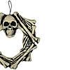Skull Head and Bones Halloween Wreath - 18"  Unlit Image 4