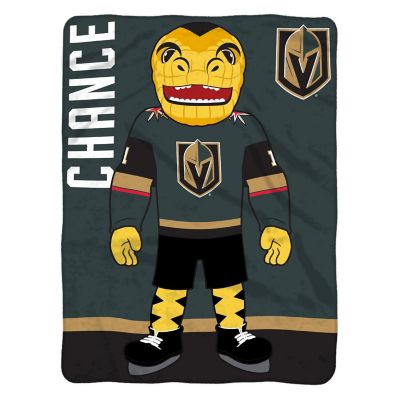Sleep Squad Vegas Golden Knights Chance 60&#8221; x 80&#8221; Raschel Plush Blanket &#8211;An NHL Mascot Super-Soft Throw Image 1