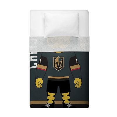 Sleep Squad Vegas Golden Knights Chance 60&#8221; x 80&#8221; Raschel Plush Blanket &#8211;An NHL Mascot Super-Soft Throw Image 2