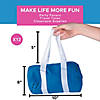 Small Canvas Duffle Bags - 12 Pc. Image 2