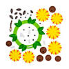 Smile Face Sunflower Wreath Craft Kit &#8211; Makes 12  Image 1