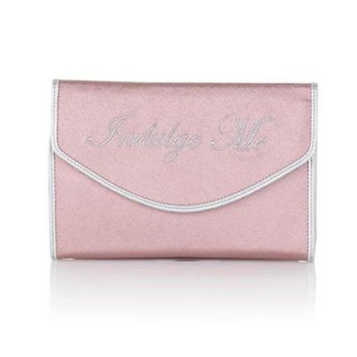 SNOB Essentials Disney Cinderella Artist Indulge Me Clutch Jewelry Bag Metallic Pink Handbag Purse Small Designer Womens SE154600 Image 2