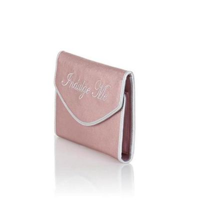 SNOB Essentials Disney Cinderella Artist Indulge Me Clutch Jewelry Bag Metallic Pink Handbag Purse Small Designer Womens SE154600 Image 3