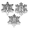 Snowflake 3 Piece Cookie Cutter Set Image 1