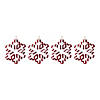 Snowflake Cookie Cutter Ornament (Set Of 4) 10.5"H Metal Image 3