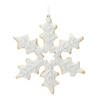 Snowflake Cookie Ornament (Set Of 12) 5.5"H Clay Dough Image 3