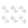 Snowflake Cookie Ornament (Set Of 12) 5.5"H Clay Dough Image 4