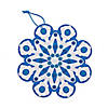 Snowflake Glitter Mosaic Craft Kit- Makes 12 Image 1