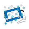 Snowflake Picture Frame Magnet Craft Kit - Makes 12 Image 1