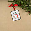 Snowman And Deer Ornament (Set Of 12) 5.25"H Iron Image 3