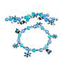 Snowman Charm Beaded Bracelet Craft Kit - Makes 12 Image 1