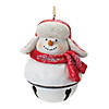 Snowman Sleigh Bell Ornament (Set Of 12) 4.5"H Resin Image 3