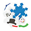 Snowman Snowflake Christmas Ornament Craft Kit - Makes 12 Image 1