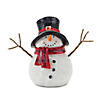 Snowman With Scarf Figurine (Set Of 4) 6"H Resin Image 1